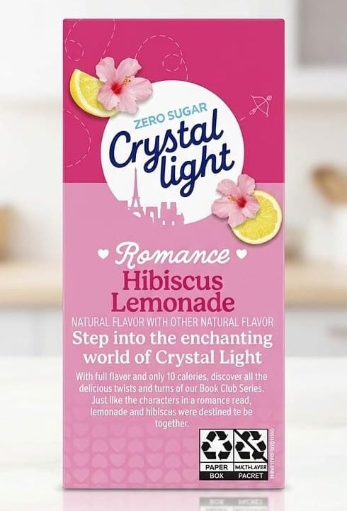 Crystal Light Romance Hibiscus Lemonade Drink Mix, BY FEBORA, Zero Sugar, Natural Flavour, 41G-image-28