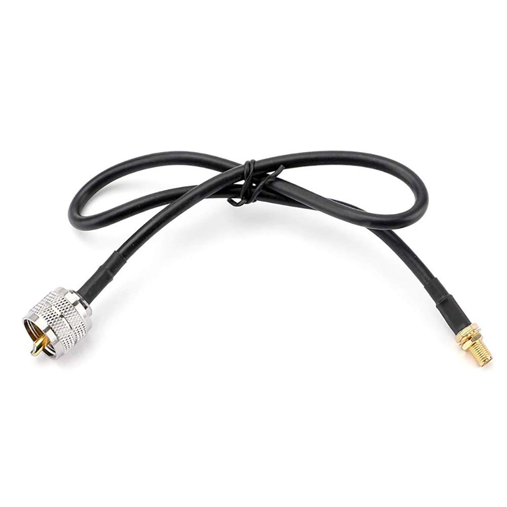 15m SMA Male naar PL259 UHF RG58/U Coaxiale Kabel (50 Ohm) - Weerbestendig - SMA naar PL-259 Verlengkabel - voor HAM CB Radio Antenne Analyzer WiFi