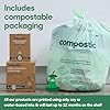 Amazon.com: Compostic Home Compostable Trash Bags, 13 Gallon Tall ...