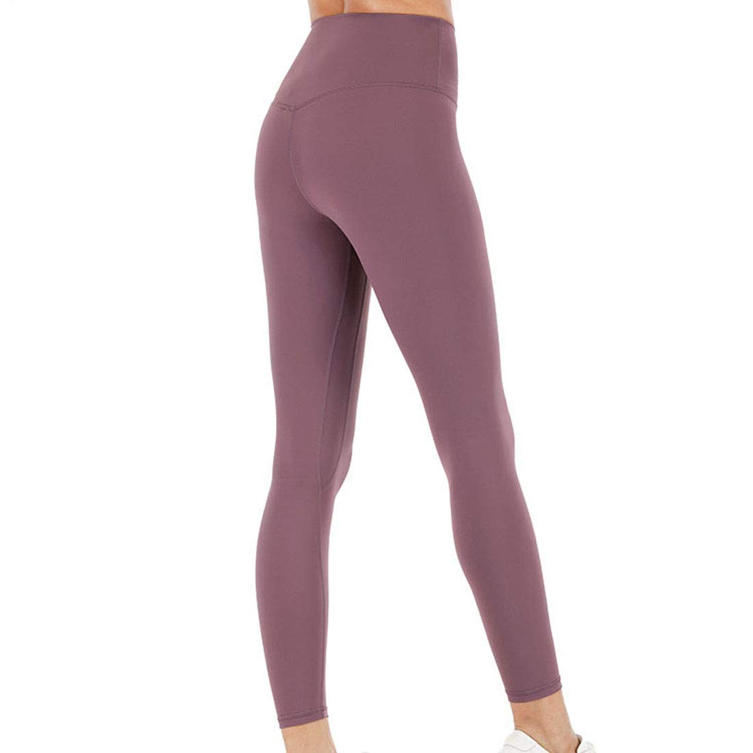 Moda Leggins Sportivi Donna, Pantaloni da Yoga da Corsa a Vita Alta da Palestra con Leggings da Donna, Pantaloni da Allenamento Elasticizzati con Collant a Compressione Elegante, A, L