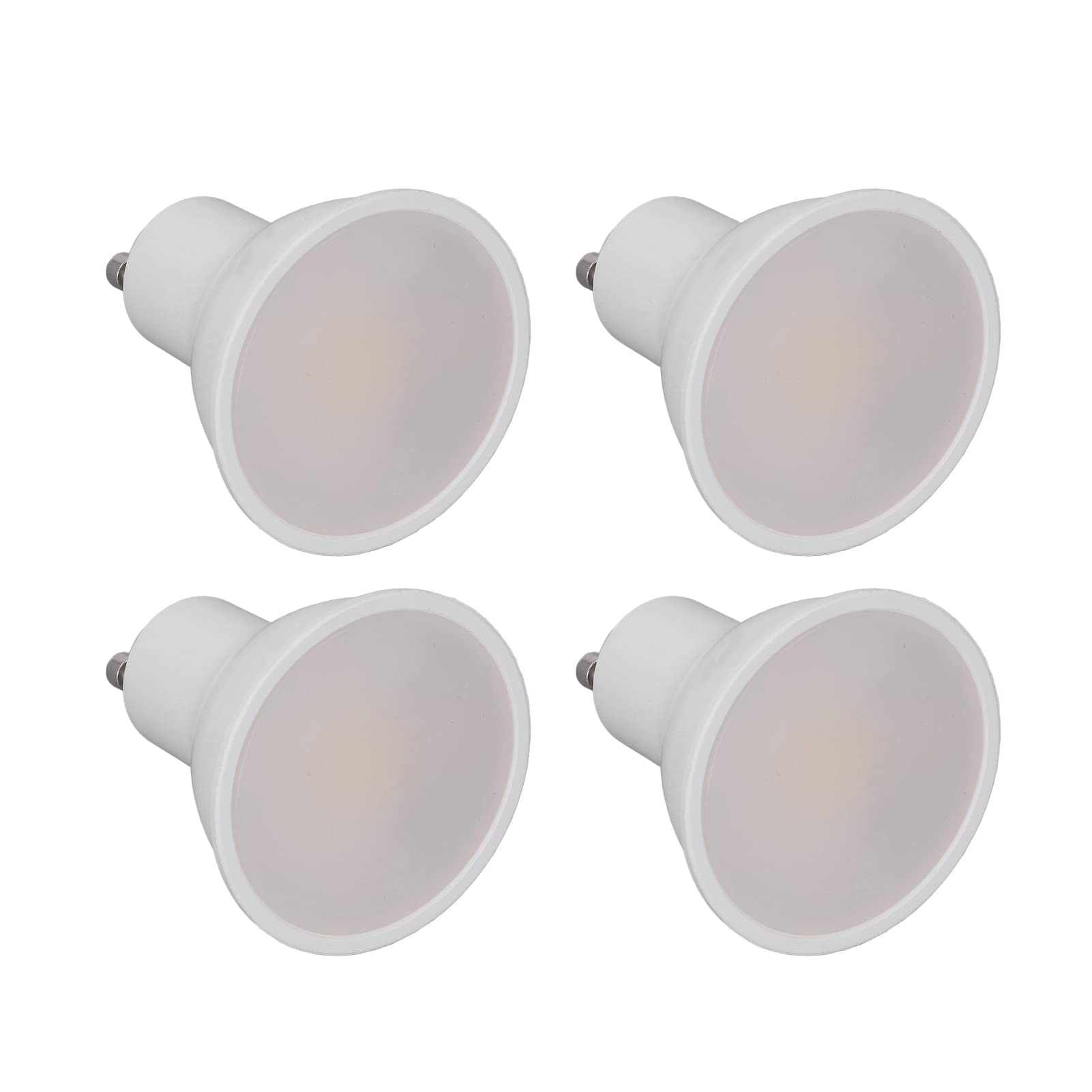 Oumefar Bombilla Inteligente WiFi 4 Uds. Bombillas LED Inteligentes ABS Regulables para el Hogar, Sala de Estar y Dormitorio