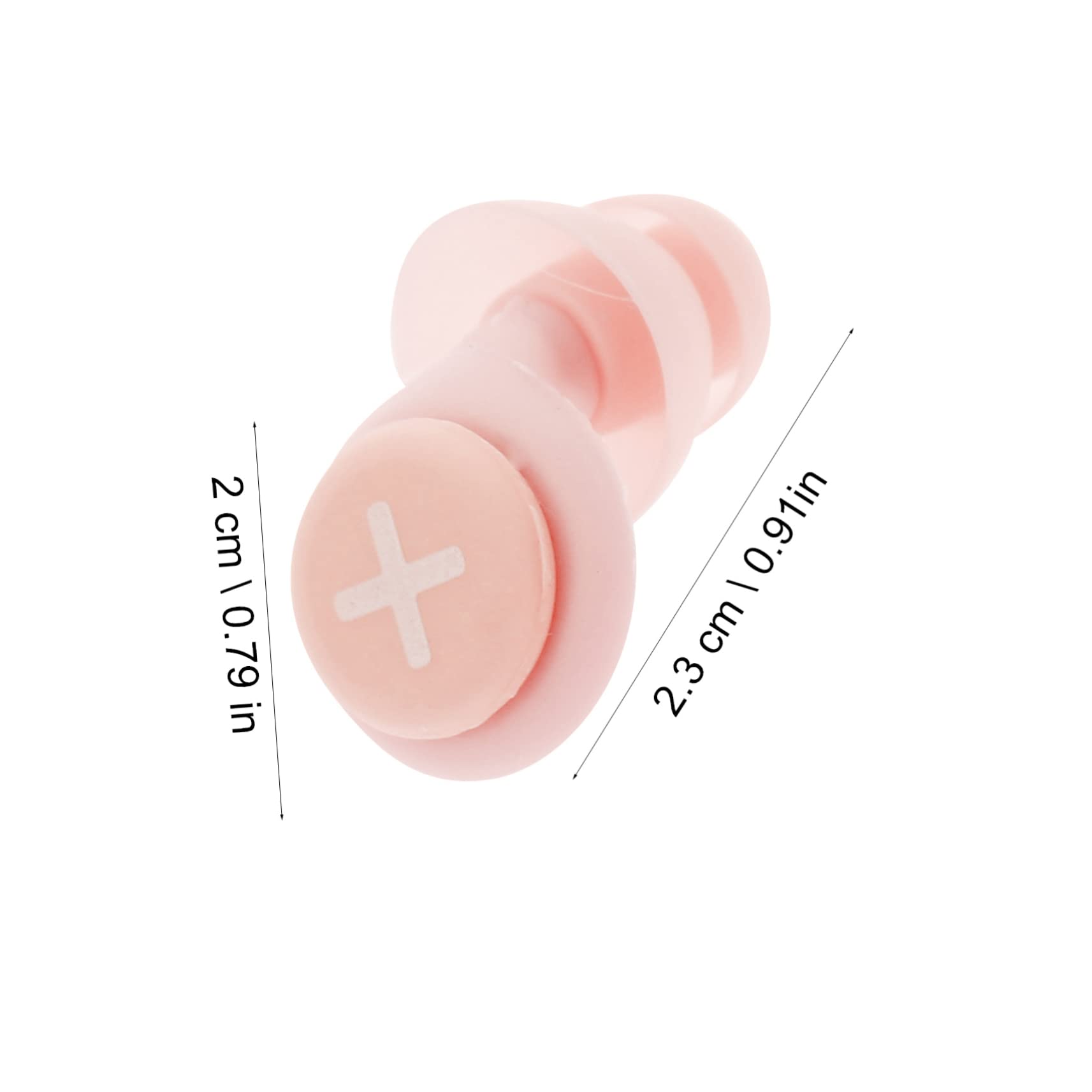 6juegos Tapones Antirruido De Reutilizables Para y Protección Contra Para Dormir y Concentrarse Estuche De Almacenamiento Rosa