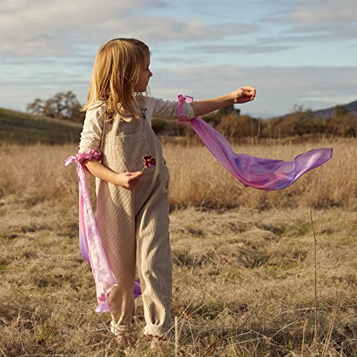 Sarah's Silks Wrist Streamers | 100% Silk Montessori And Waldorf Toys | Rhythm Ribbons For Dance, Imaginative, And Pretend Play | Includes 2 Pieces (Blossom) #TOP5