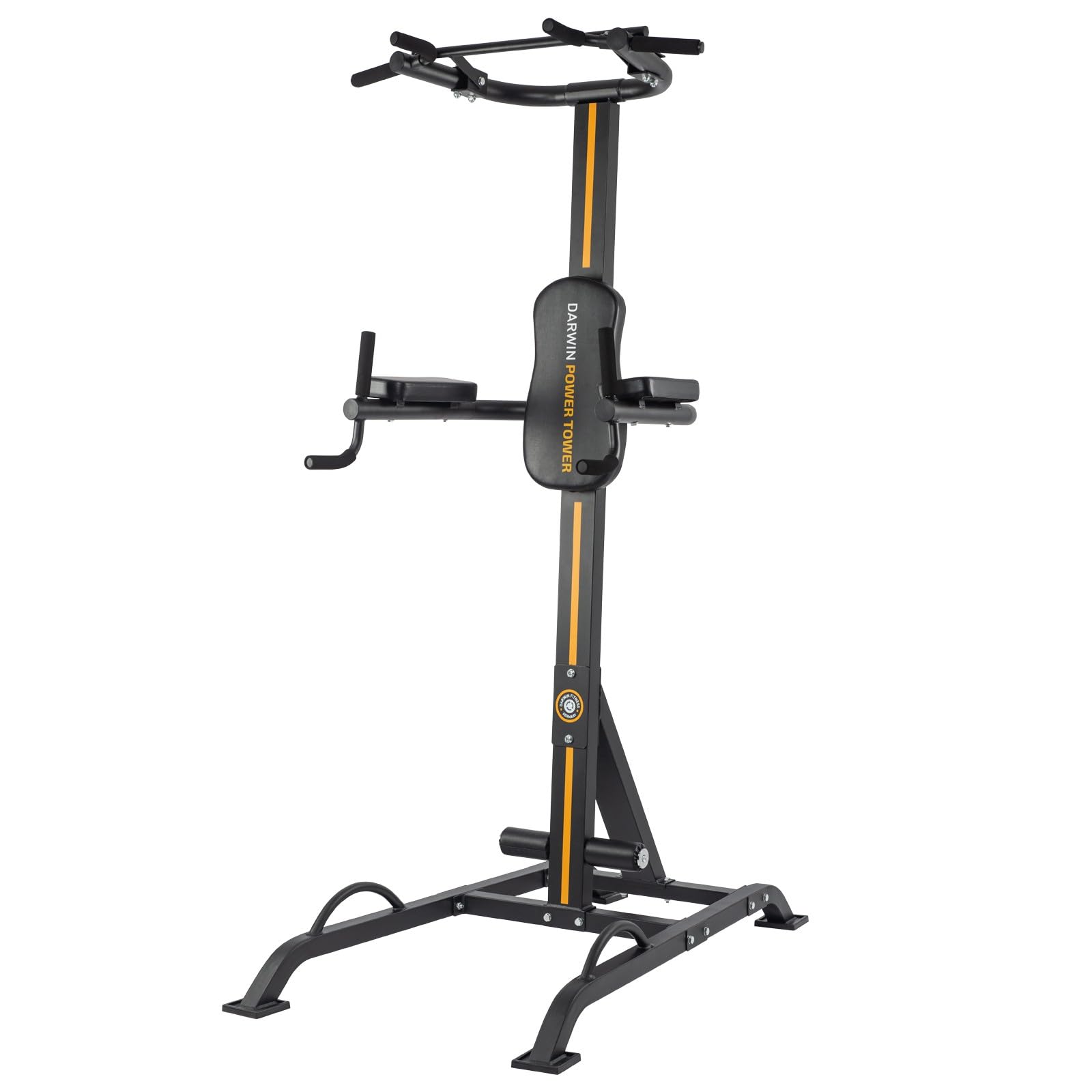 Darwin Power Tower, Multifunktionaler Kraftturm für Bodyweight-Training, 140x90x220 cm, Klappbare Dipstange, Maximale Belastung 120 kg