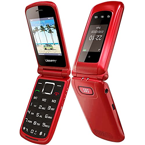 Uleway-Telefono-Movil-Simple-para-Mayores-con-Teclas-Grandes-acil-de-Usar-Telefonos-Basicos-para-Ancianos-con-SOS-Boton-Bluetooth-MP3-Player-Camara-con-1-1000-mAh-Bateria