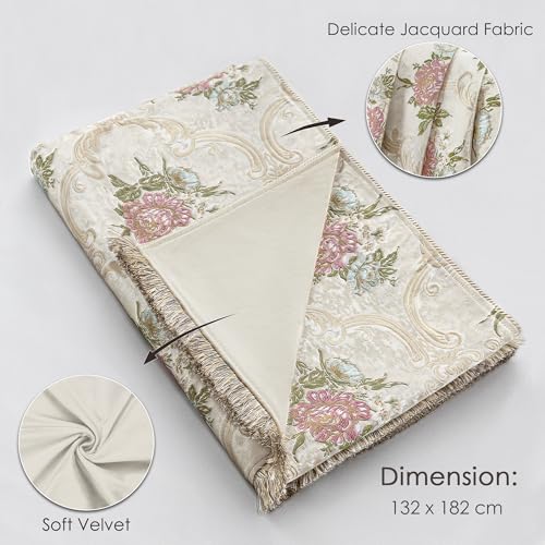 Couverture pour canapé floral lavable protège canapé animaux usure - 5