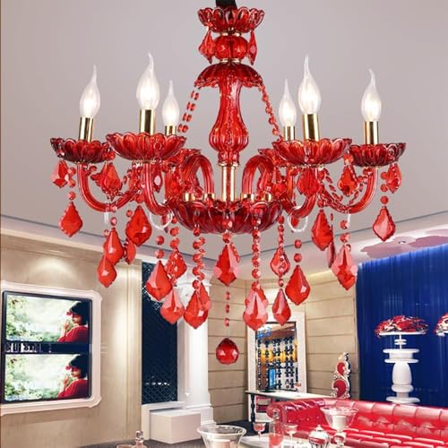 Chandelier en cristal cristal à 18 lumières CFWSHJ pour grand salon de villa