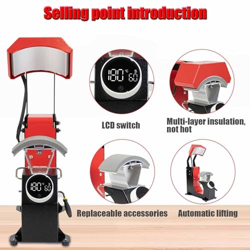 Heat Press Cap Hat Sublimation Machine miniatura 3