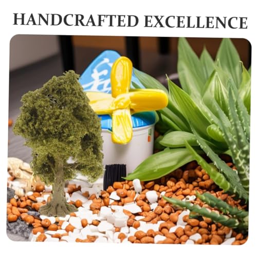 Arbre modèle miniature de 12 cm pour paysage de table de sable et micro scène