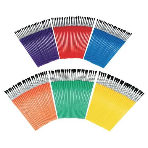 Ab4000 école brosse assortiment de lot de 144 avec poils résistants et anti-perte