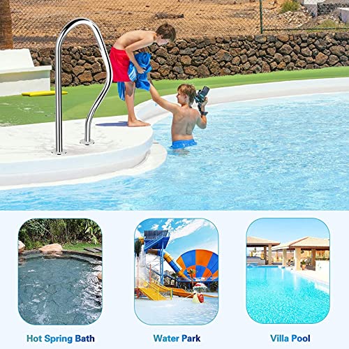 Main courante pour marches intérieures et extérieures de piscine - 7