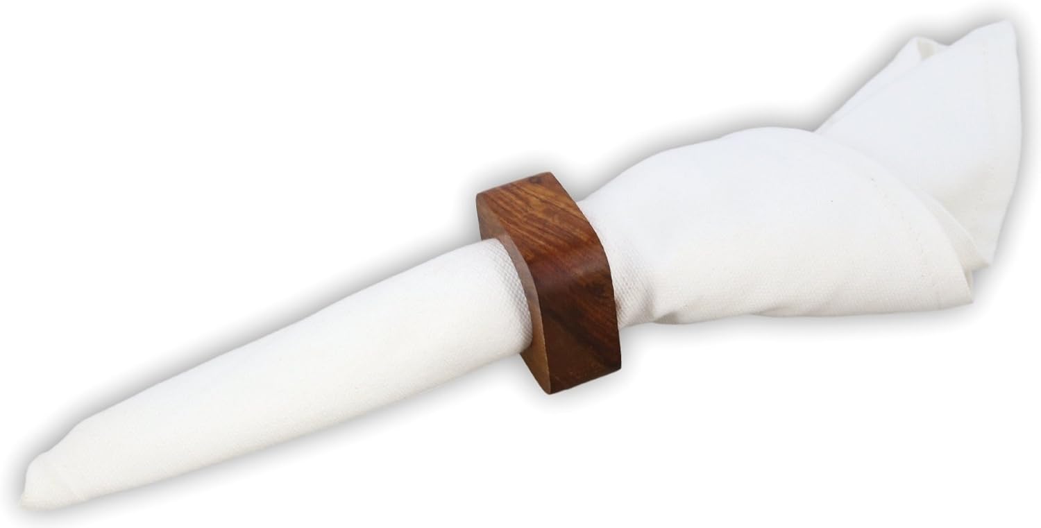 Super Cheap π Shalinindia Handcrafted Table Dinner Decorations Wooden Napkin Rings Set of 12 for Party Decor π₯ Crazy Deals Shalinindia Handcrafted Table Dinner Decorations Wooden Napkin Rings Set of 12 for Party Decor