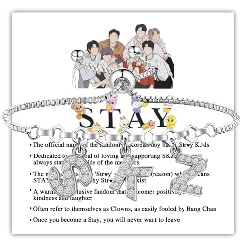 WSNANG Korean Group Inspired Gift Korean Music Group Bracelet Stay Fans Jewelry Gift Music Lover...