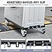 KEDSUM Industrial Mover Dolly 2200LBS × 2Pack, Sturdy Steel Frame Heavy Duty Appliance Dolly, 31 in. x 17 in for Building Material Handling & Moving Heavy Furniture with Ease