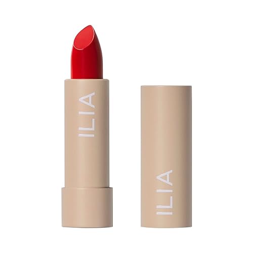 ILIA Beauty - Lápiz labial de alto impacto con bloques de color, llama de ilia beauty para mujeres, lápiz labial de 0.14 onzas, 0.14 onzas