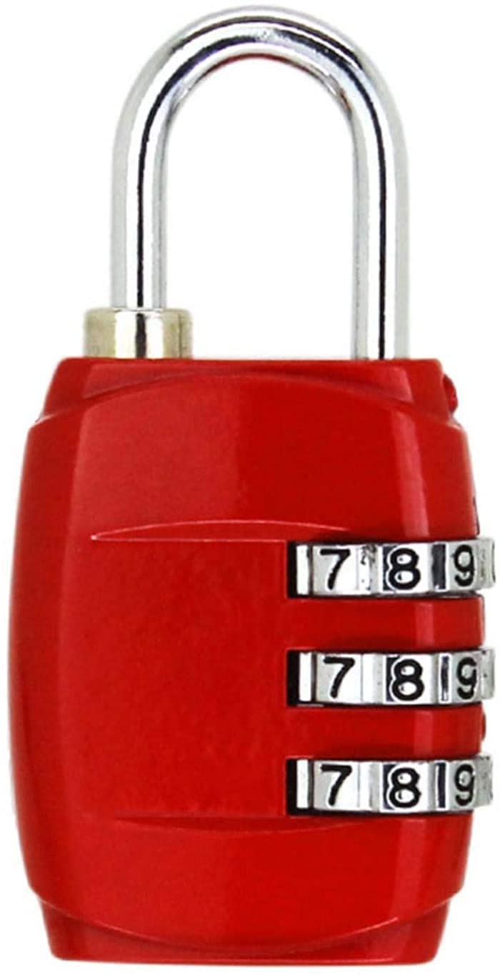 Luggage Locks,Padlock, Password Combination Locker 3 Digit Coded School for Gym, Garage
