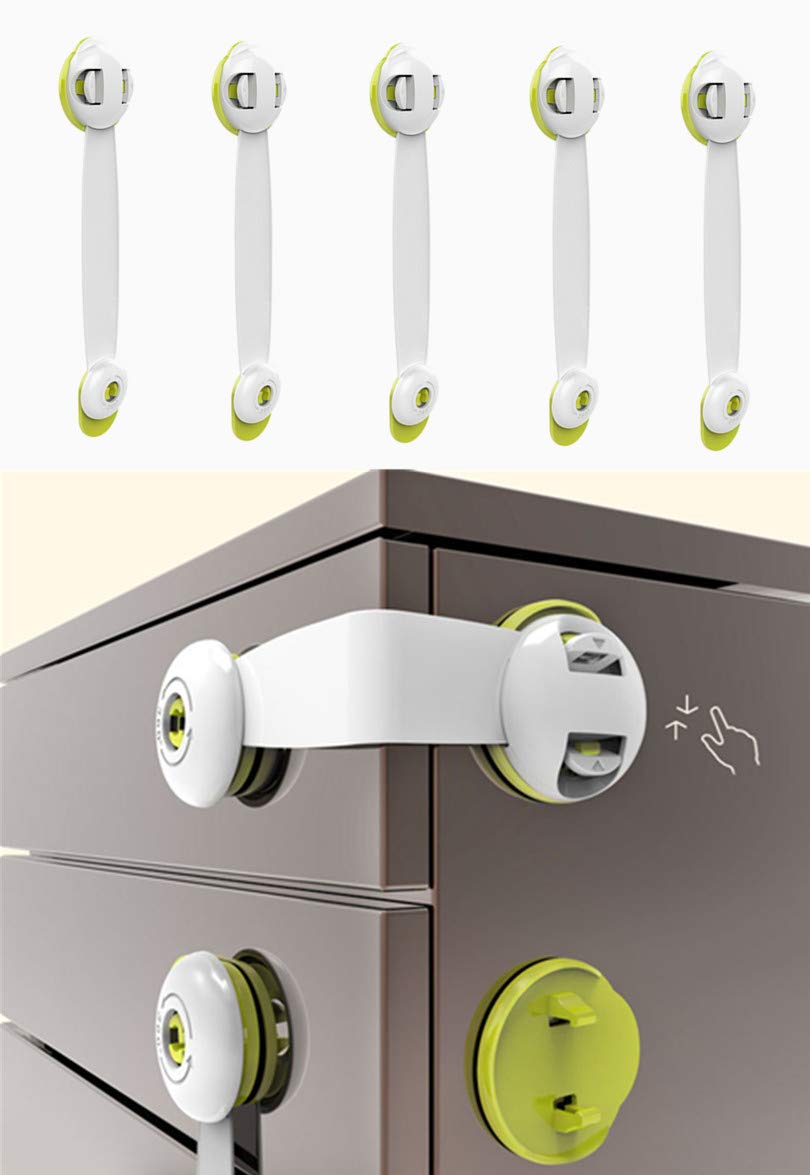 Buy Kiddeo Safety Locks (5 Packs),Child Safety Strap Locks