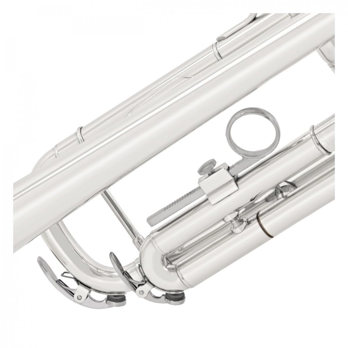 Tromba da studio argentata by Gear4music + Kit per principianti
