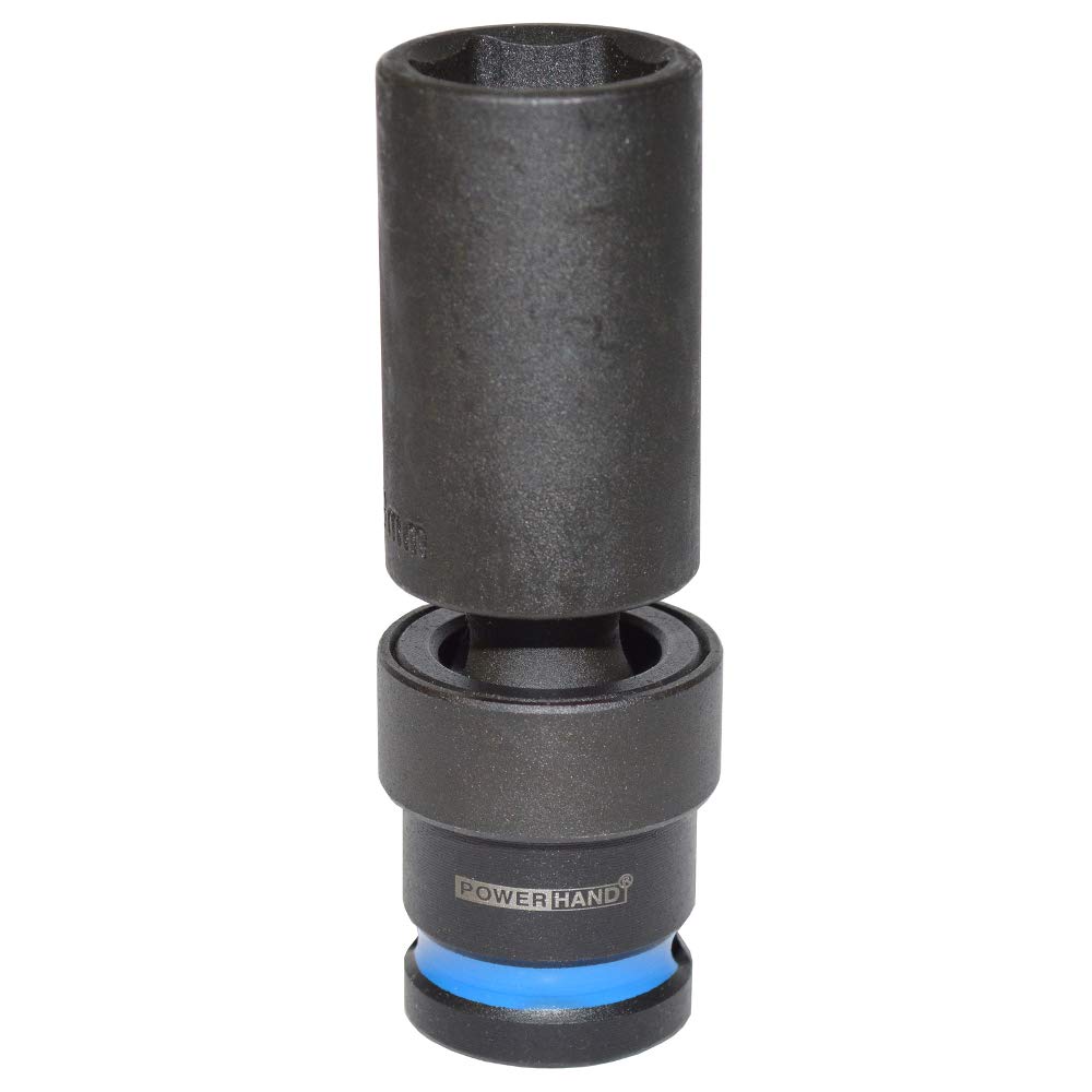 Powerhand Deep Swivel Impact 21Mm Socket 1/2" Drive 6 Pt Ki-S12-Sd21