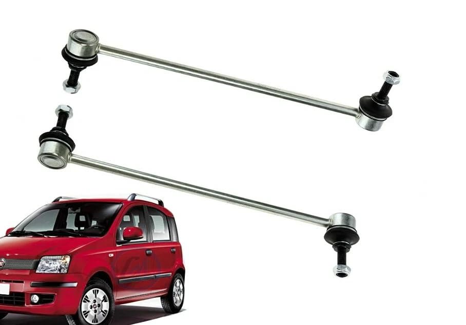 COPPIA 2 ASTA/PUNTONE BIELLETTA DX E SX ANTERIORE BARRA STABILIZZATRICE PER PANDA 169