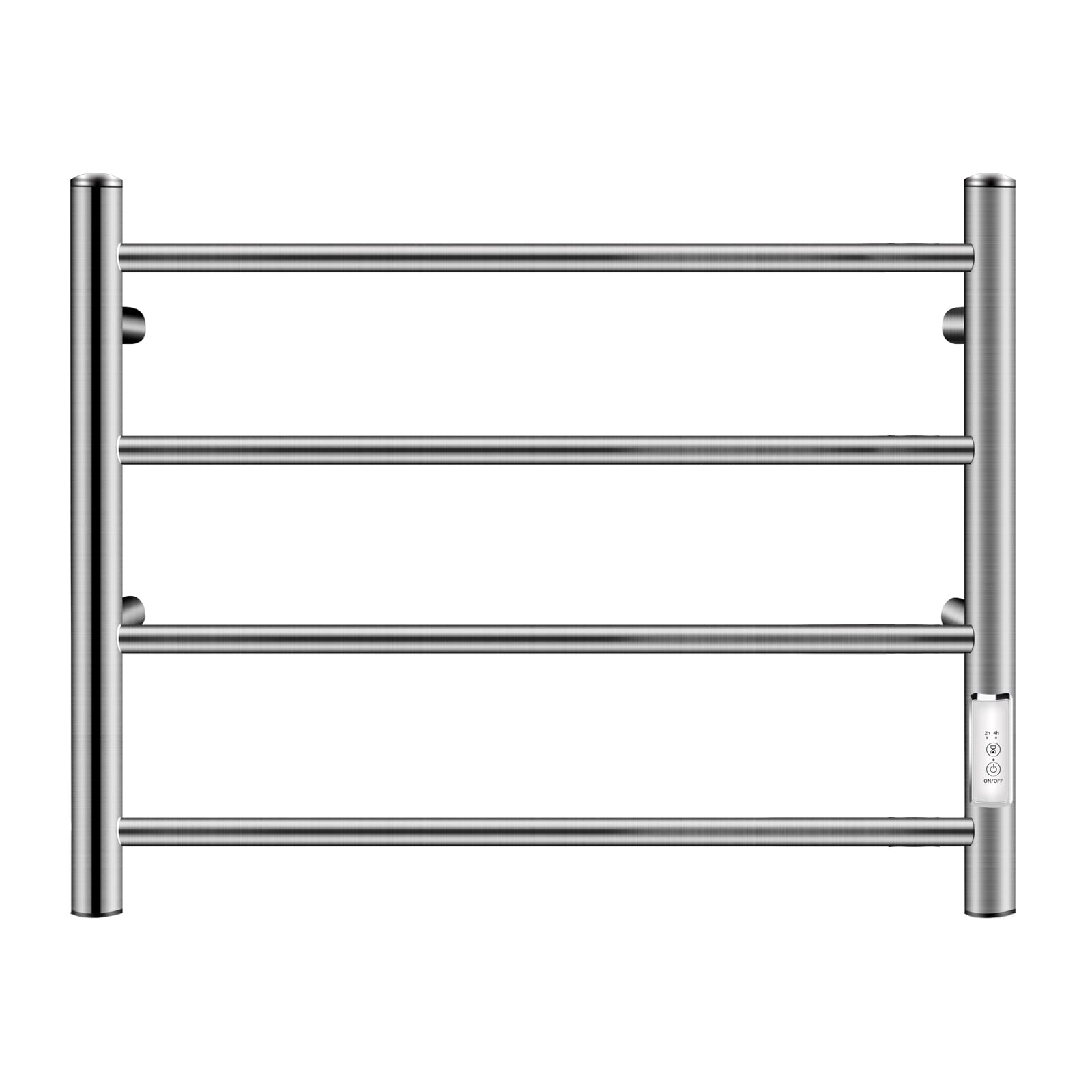 Amazon.com: MOBIDER Towel Warmers for Bathroom - Hot Towel Warmer Rack with  Timer, 4 Bars Wall-Mounted Electric Towel Warmer, Plug-in Heated Drying Rack  - Brushed : Home u0026 Kitchen
