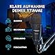 Marantz Professional Pod Pack 1 - Komplettes Podcasting Kit mit Professionellem USB Kondensator Mikrofon, Voll Einstellbarem Ständer und USB Kabel