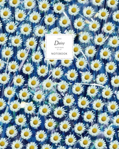 Daisy Notebook, Ruled Pages, 8x10