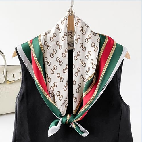 Square Scarf for Women Fashion Neck Accessory Lightweight Hair Wrap for Office Travel Business Evening Daily Wear2