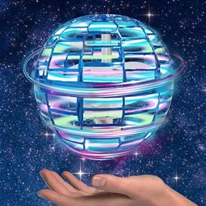 Flying Orb Galaxy Ball Toy, 2024 Flying Ball Toy Globe Cosmic Boomerang Ball Hover Orb Galactic Flying Spinner, Mini Hand Drone Magic Floating Ball, Gifts for Kids Boys Girls Teens