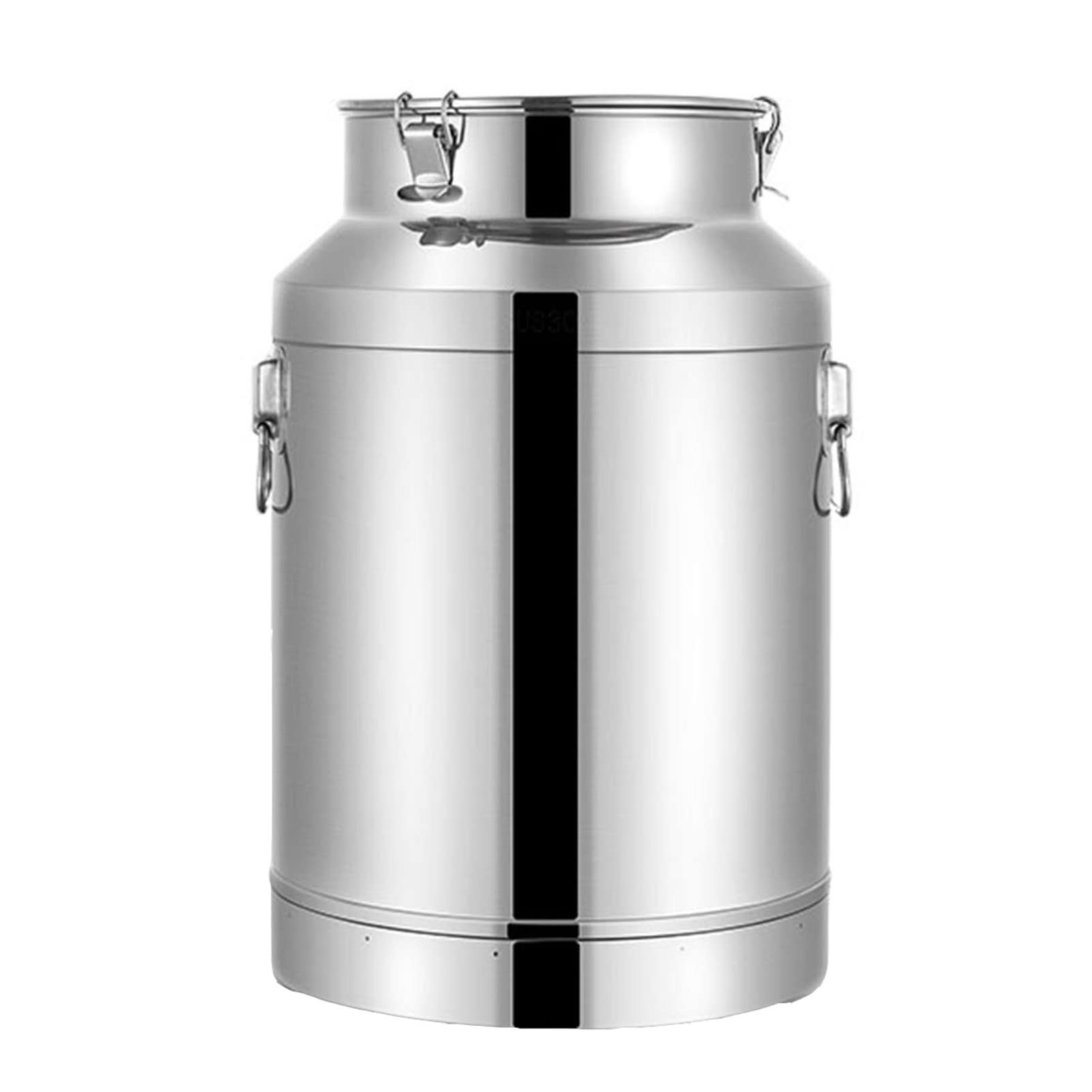 Contenitori per Alimenti da Cucina, lattiera in Acciaio Inox con Coperchio sigillato, Contenitore per la conservazione in Cucina di Farina e Zucchero, Secchio per Vino ()