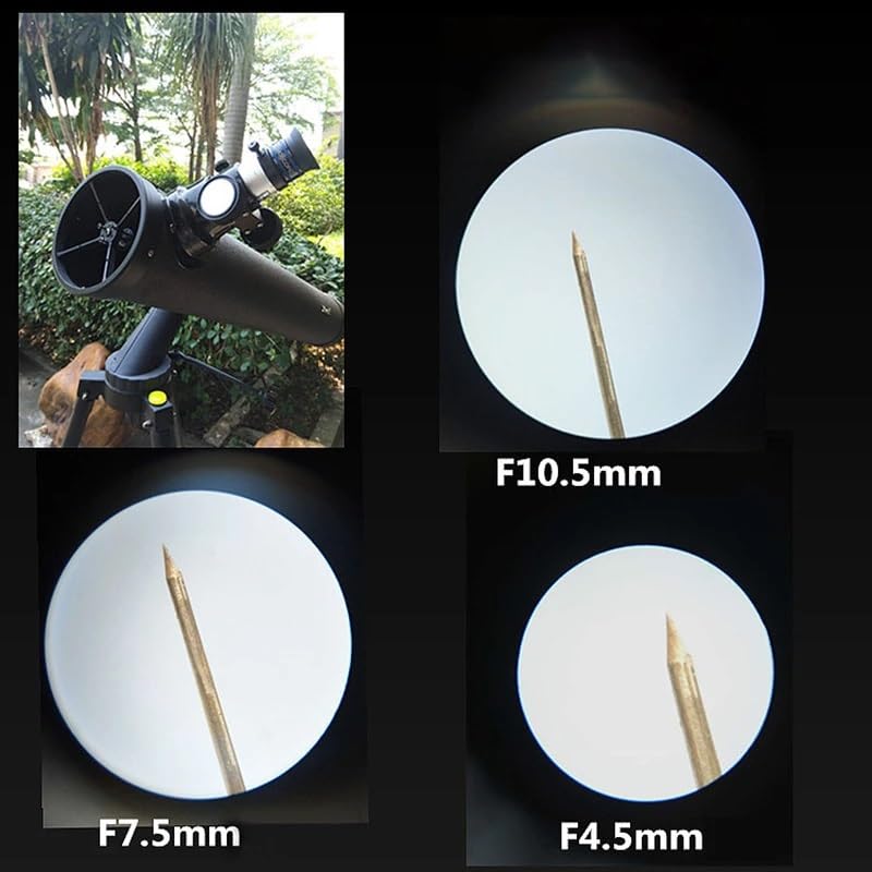 Ocular ortoscópico de 1,25 pulgadas acromático de precisión para telescopios astronómicos 4