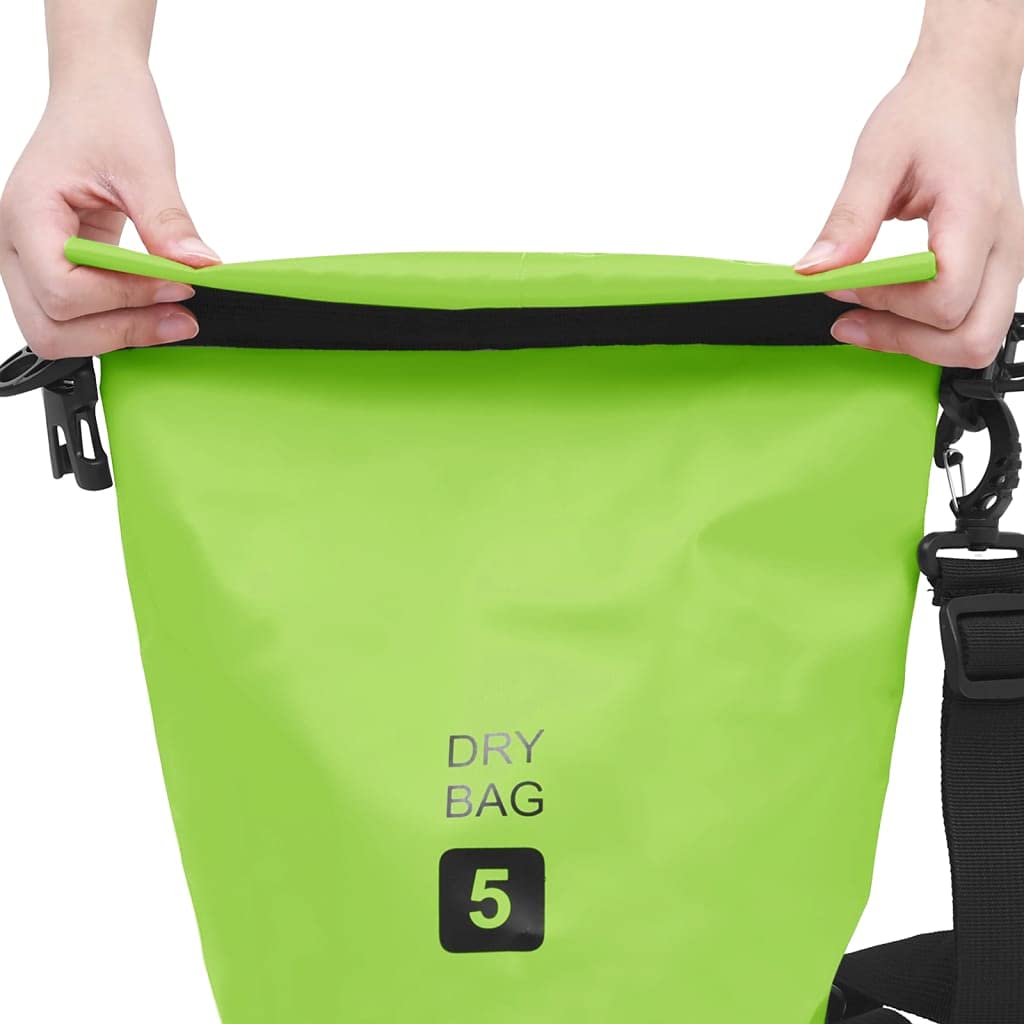 CHARMMA Dry Bag Green 1.3 gal PVC,Boating & Water Sports-92779