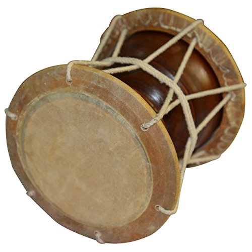 Image of Deru Hand Percussion Drum South Style Handmade Indian Musical Instrument