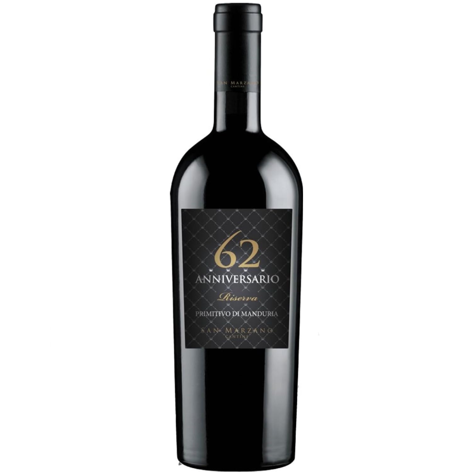 San Marzano Primitivo Di Manduria 62 Anniversario Riserva Rotwein rot trocken DOP Apulien Italien inkl. FeinWert E-Book (3 x 0,75l)