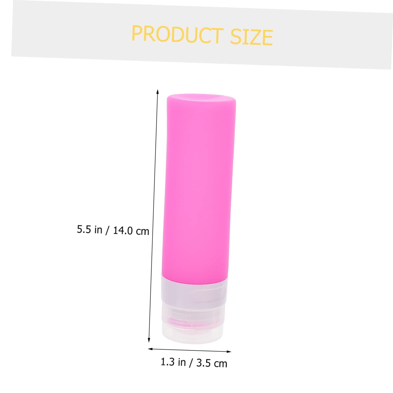 VICASKY 1set Bottiglie Di Silicone Per Viaggio Contenitori Ricaricabili Per Lozioni Shampoo e Cosmetici Vari Colori Pratici e Leggeri Per La Tua Bellezza Movimento