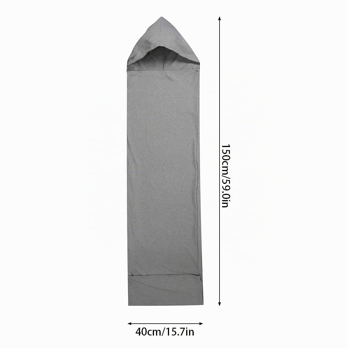 Sleep Pod Couverture de sommeil mobile douce et confortable pour garder au chaud Lavable à 360° Pour enfants et adultes Gris