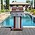 Permasteel 3-Burner Gas Grill | Cast Iron Cooking Grates, Grilling Tools Holder, Foldable Sides, PG-A40301-MO, Pedestal Style, 30000 Total BTUs - Mocha