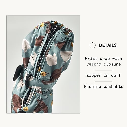 Image of Hestra Baby Zip Long Mitt (Child 1-9yrs) | Waterproof, Insulated Mittens for Toddlers & Kids for Winter & Playing in the Snow