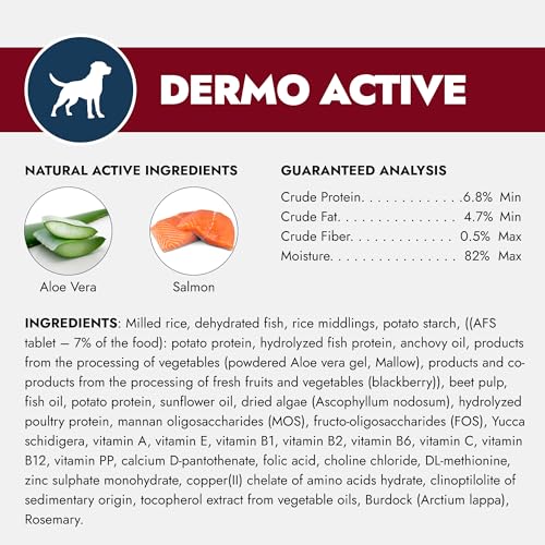 Forza10 Dermo Allergie Hundefutter, Hundefutter für Allergien und Juckreiz, Hundetrockenfutter für Hautallergien, Fischgeschmack Empfindlicher Magen Hundefutter, Empfindlicher Magen Hundefutter