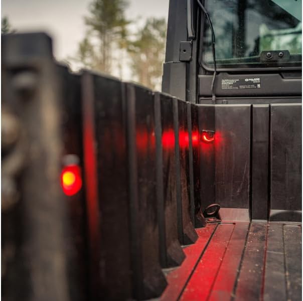 RAVEK Polaris Ranger Plug & Play Automatic UTV Trunk Bed Light Kit (Red)