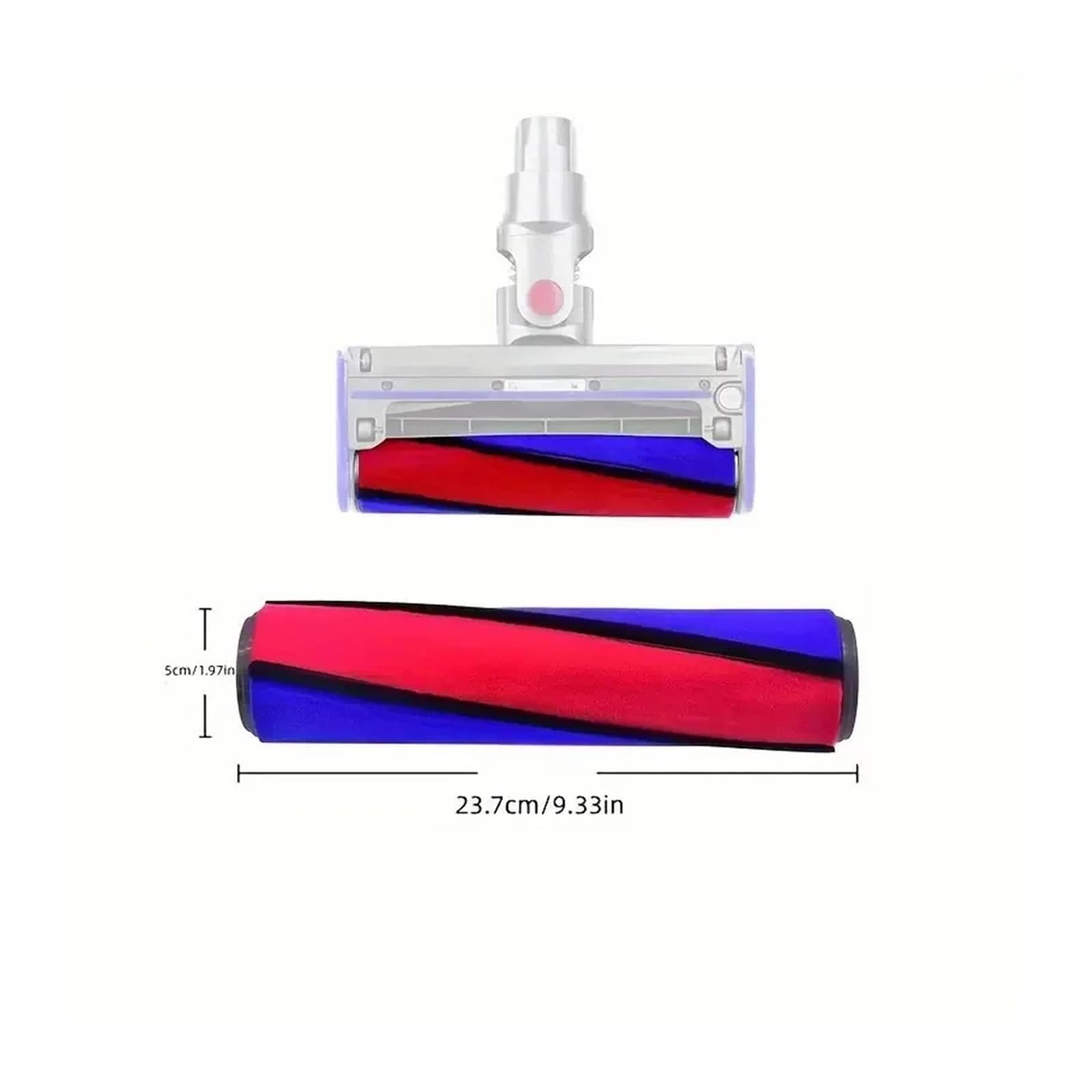 Brosse à rouleau souple for aspirateur, Compatible avec Dyson, V7
