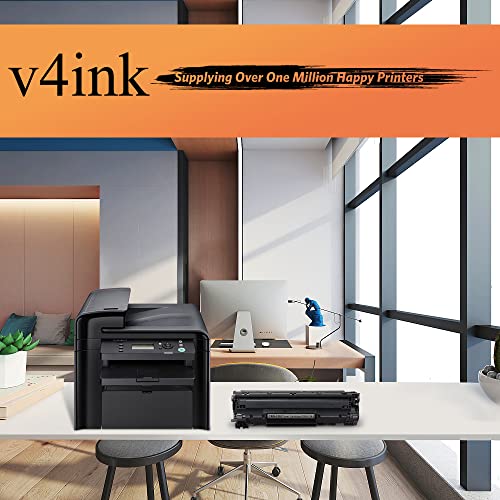 V4Ink Compatible Crg 128 Ce278A Toner Cartridge Replacement For Canon 128 Hp 78A For Canon D530 D550 Lbp6230Dw Lbp6200D L190 Mf4890Dw Mf4880Dw Mf4450 Mf4550D Mf4570Dn Hp P1606Dn P1600 M1536Dnf 2 Pack #TOP4