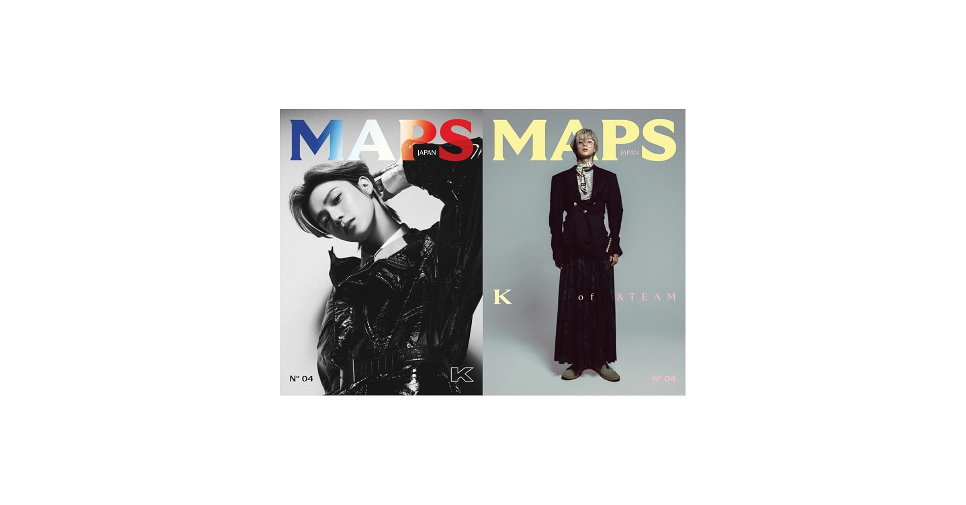 MAPS JAPAN NO.4 &TEAM K 雑誌　Spring issue MAPS JAPAN MAGAZINE No.4 SPRING ISSUE MARCH 2025 COVER &TEAM