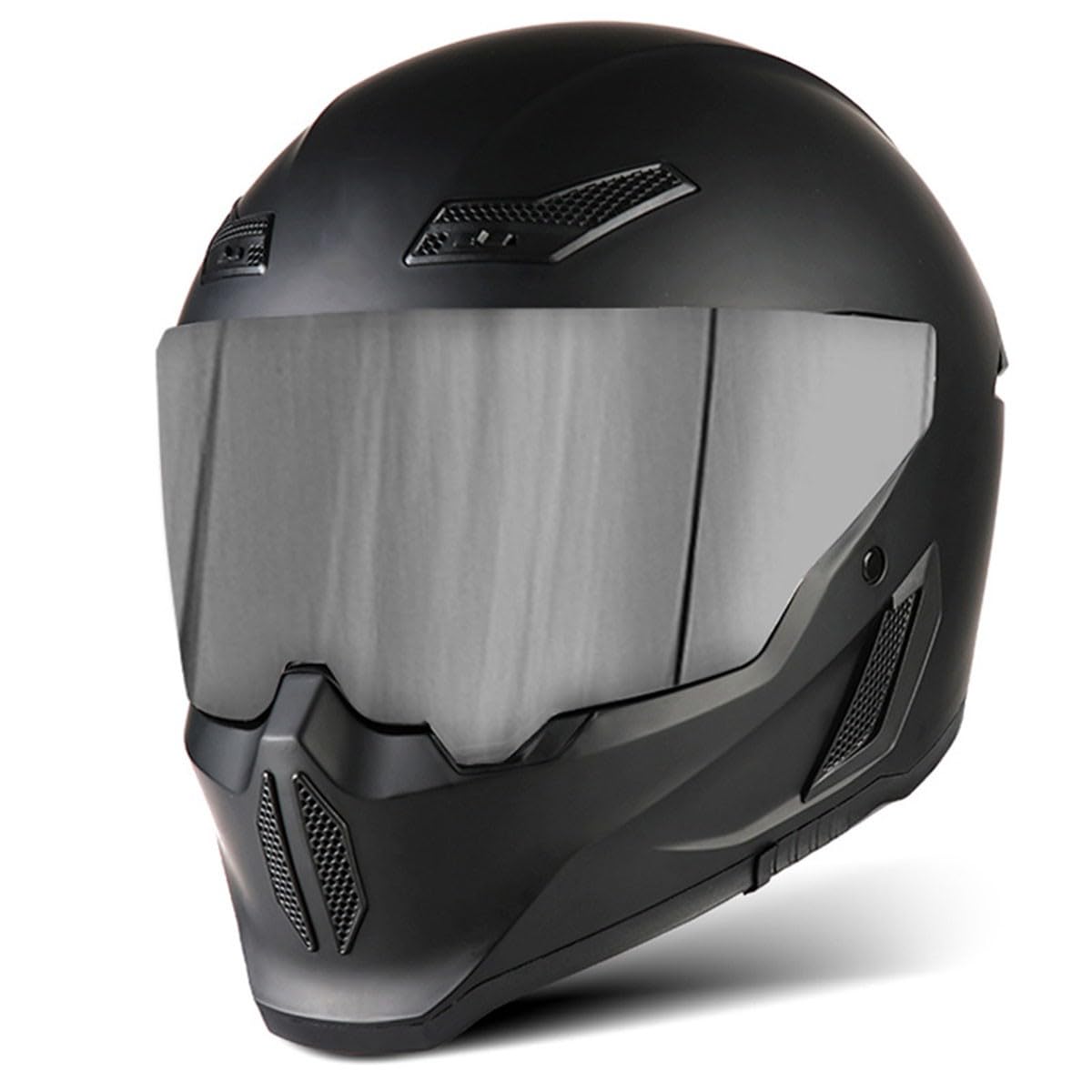 Motorcycle Modular Helmet Full Face Integrated Motorbike Helmet With Anti-Fog Sun Visor Motorcycle Helmets DOTECE Approved Racing Crash Karting For Adult Men And Women