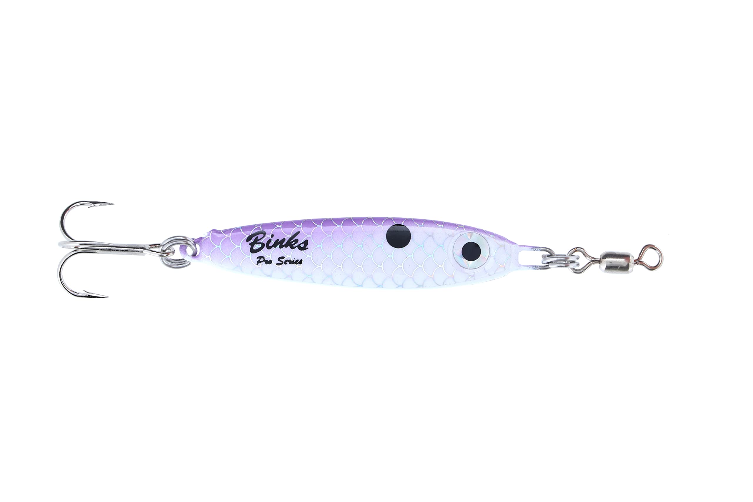 Orders Over $25.00 Include Shipping. Bink's Pro Series Jigging Spoons. The Next Generation of Slab Spoons. Vertical Jigging, Horizontal Jigging, and