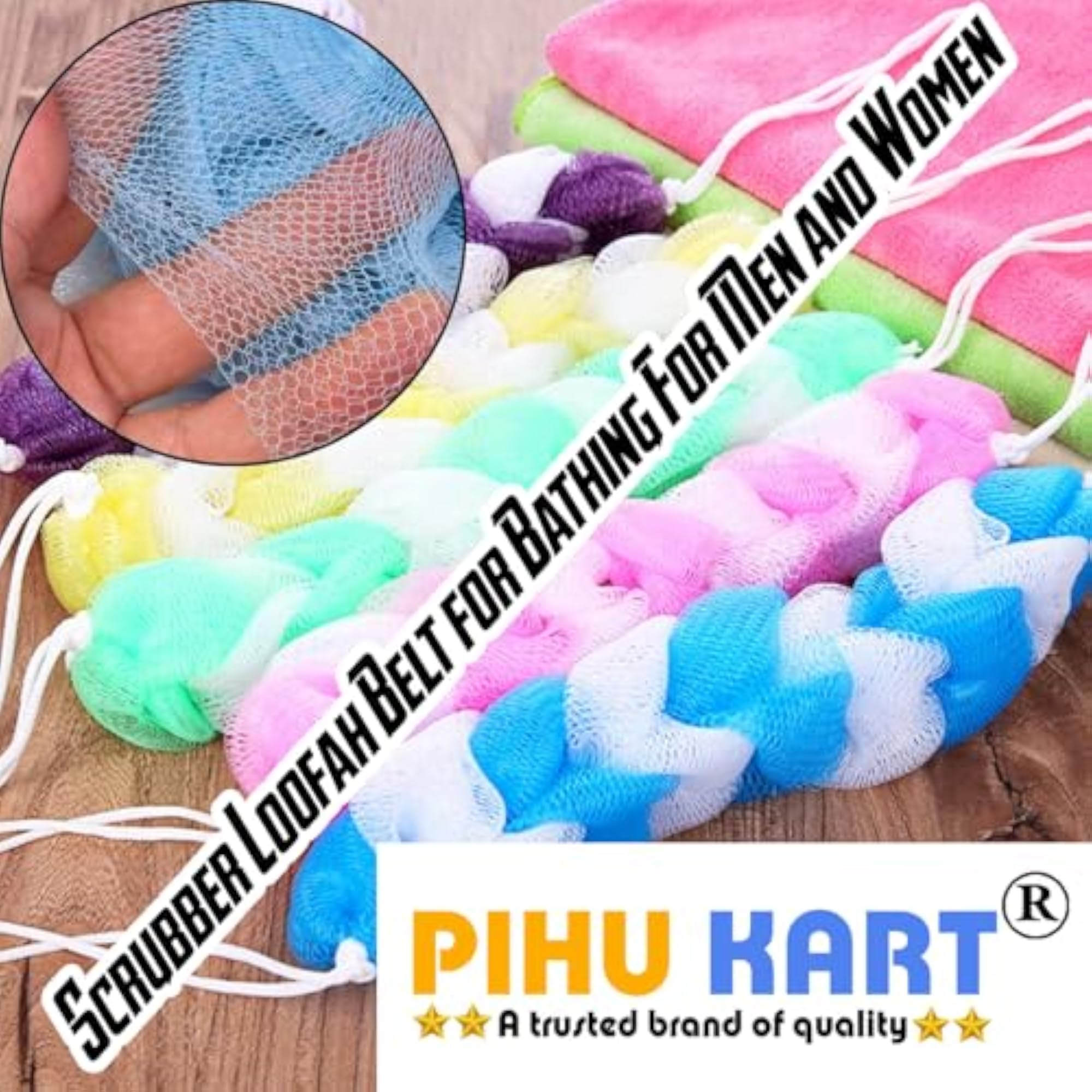 Body Back Scrubber for Bathing, Pack of 2
