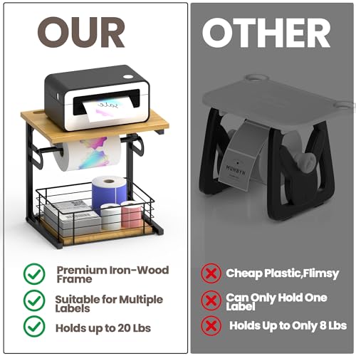 Soporte de etiquetas de madera con 30% de descuento en Amazon