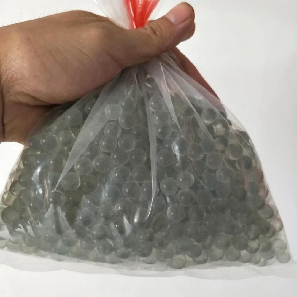 50PCS Boules décoratives, 25mm Billes de Verre Unies pour vases, Aquariums et décoration intérieure, Transparente