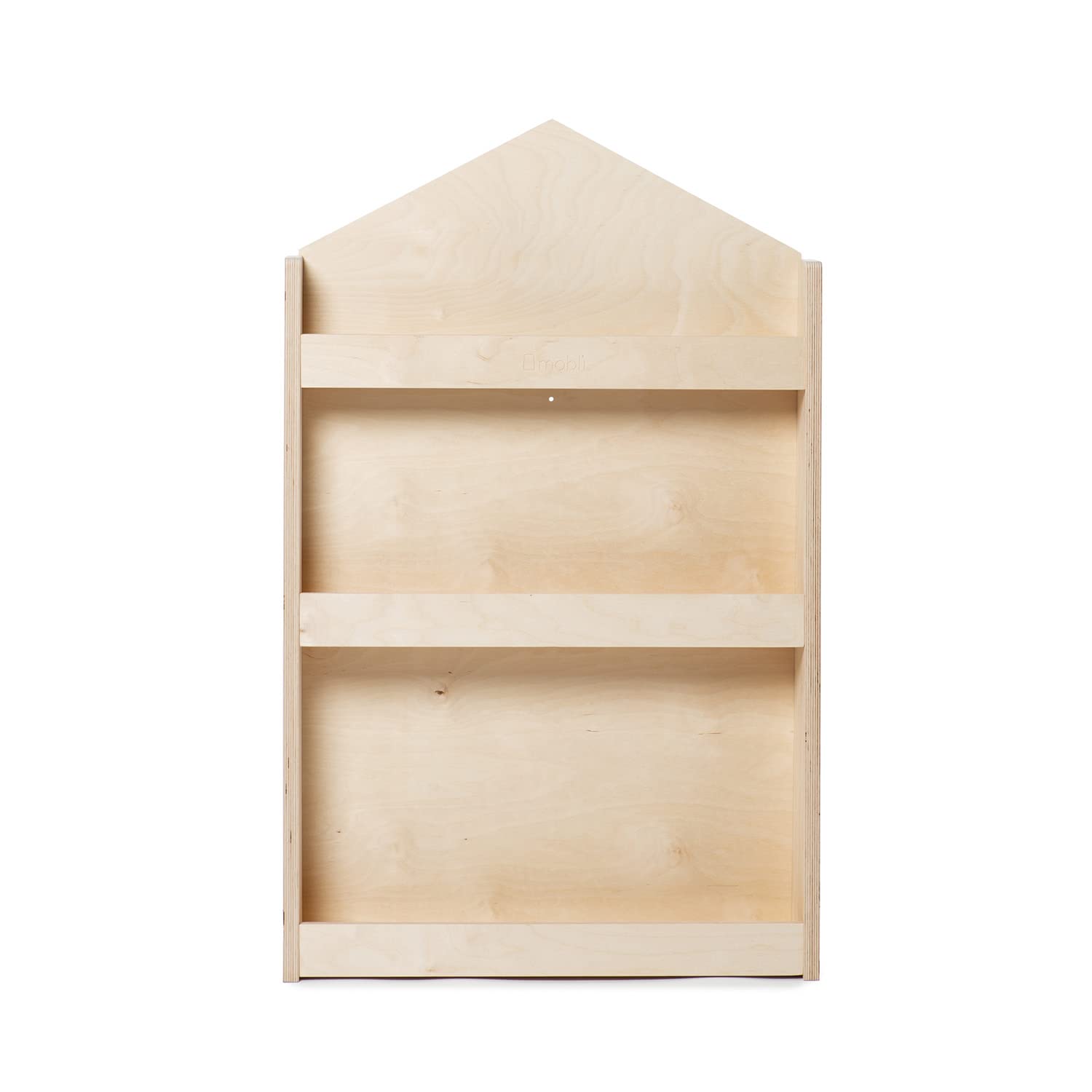 Dotty by Libreria montessoriana per Bambini in Legno | Scaffali a 3 Altezze | Libreria Frontale educativa | Progettata da esperti educatori | Prodotta in Toscana, Legno Naturale, Casetta