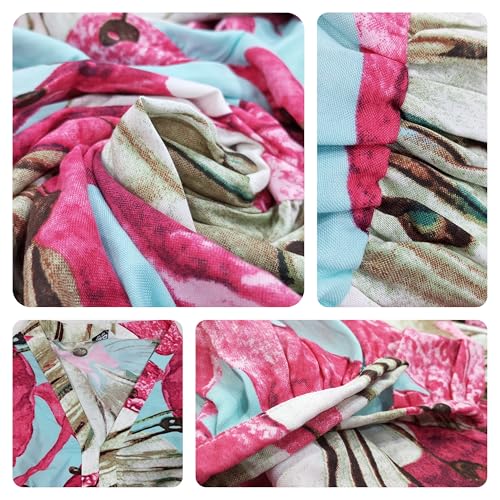 Image of Leriya Fashion Dress for Woman | Maxi Dress for Women Stylish | Women's Elegant A Line Dresses Summer Long Georgette with Floral Prints | Perfect Gaun Wear for Womens
